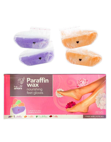 Amora Paraffin Feet Gloves 5 Pairs - Aloe vera